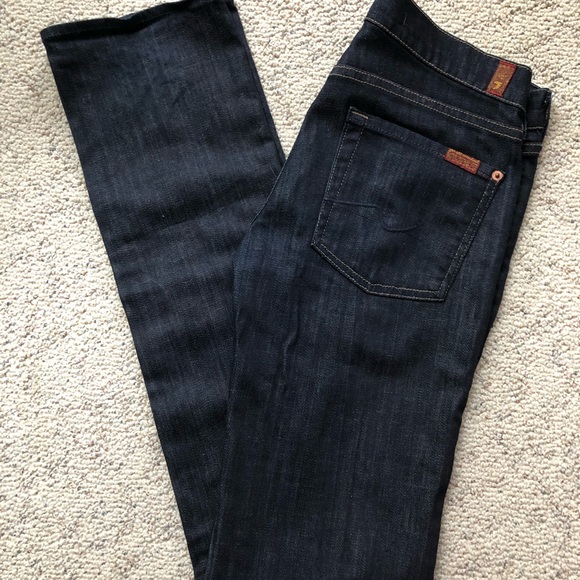 7 for all Mankind Straight Jeans 27 Waist - Picture 4 of 5